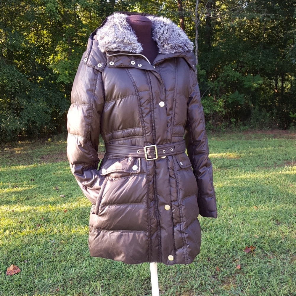 NWOT Vince Camuto Puffer Parka W/Removable Hood M